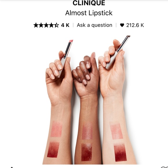 Clinque Almost Lipstick - Picture 5 of 6